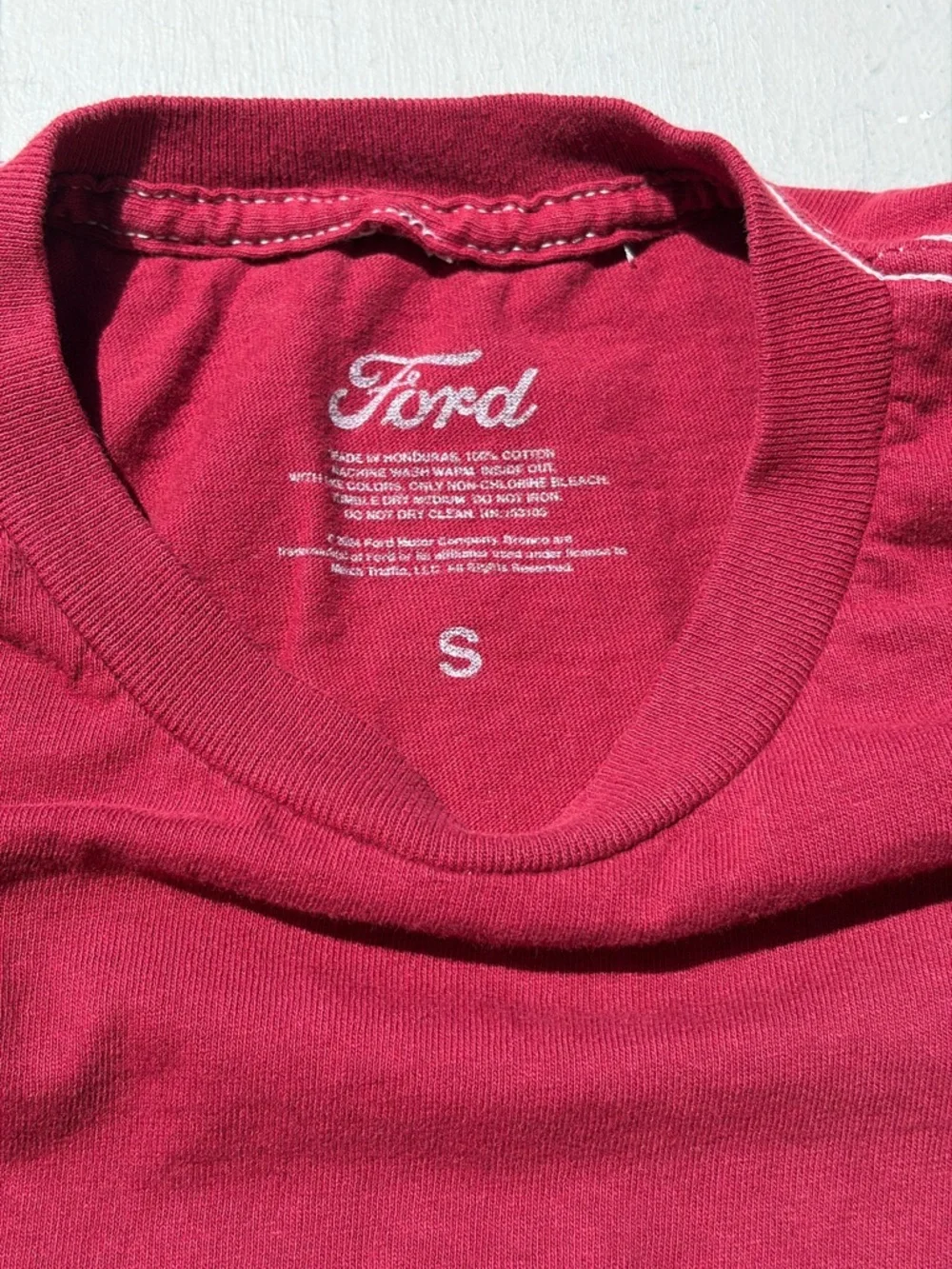 Men's Ford T-Shirt Red Mustang S Racing Cars Bullitt 1969 Muscle‎ American Speed